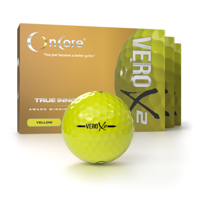 Black Friday Golf Ball Special B2G1 Free - OnCore - VERO X2 - Dozen Yellow