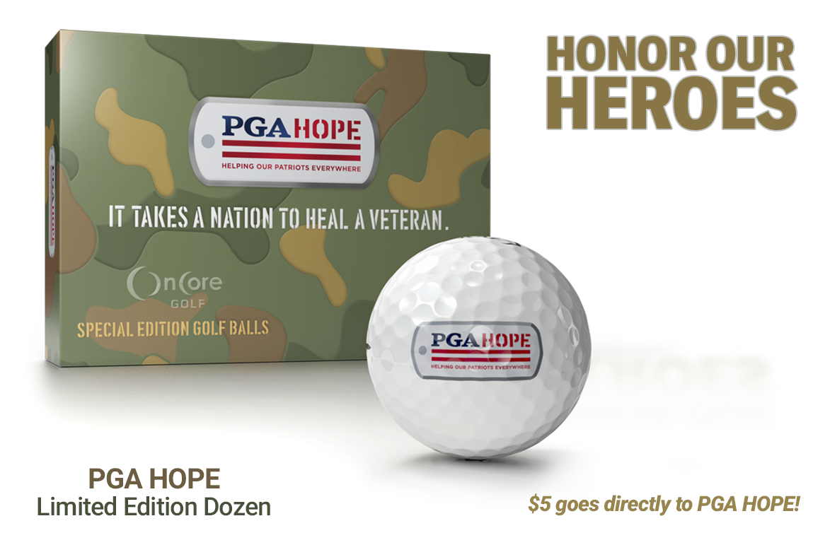 Shop the PGA Hope Special Edition Logo Golf Balls | OnCore Golf