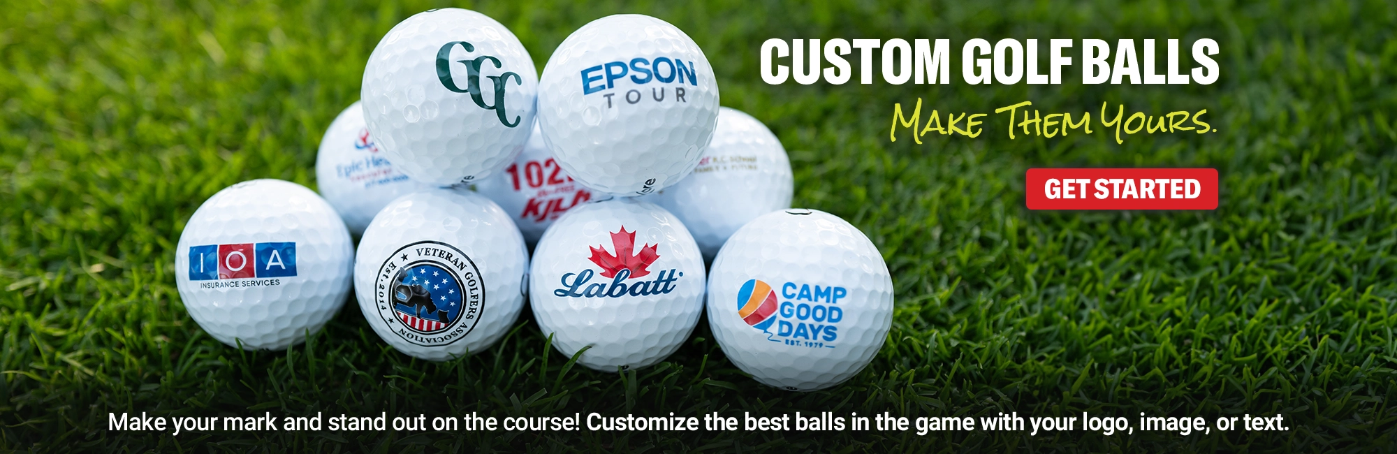 Customize your golf balls in 2024 with OnCore - Fastest delivery and highest quality
