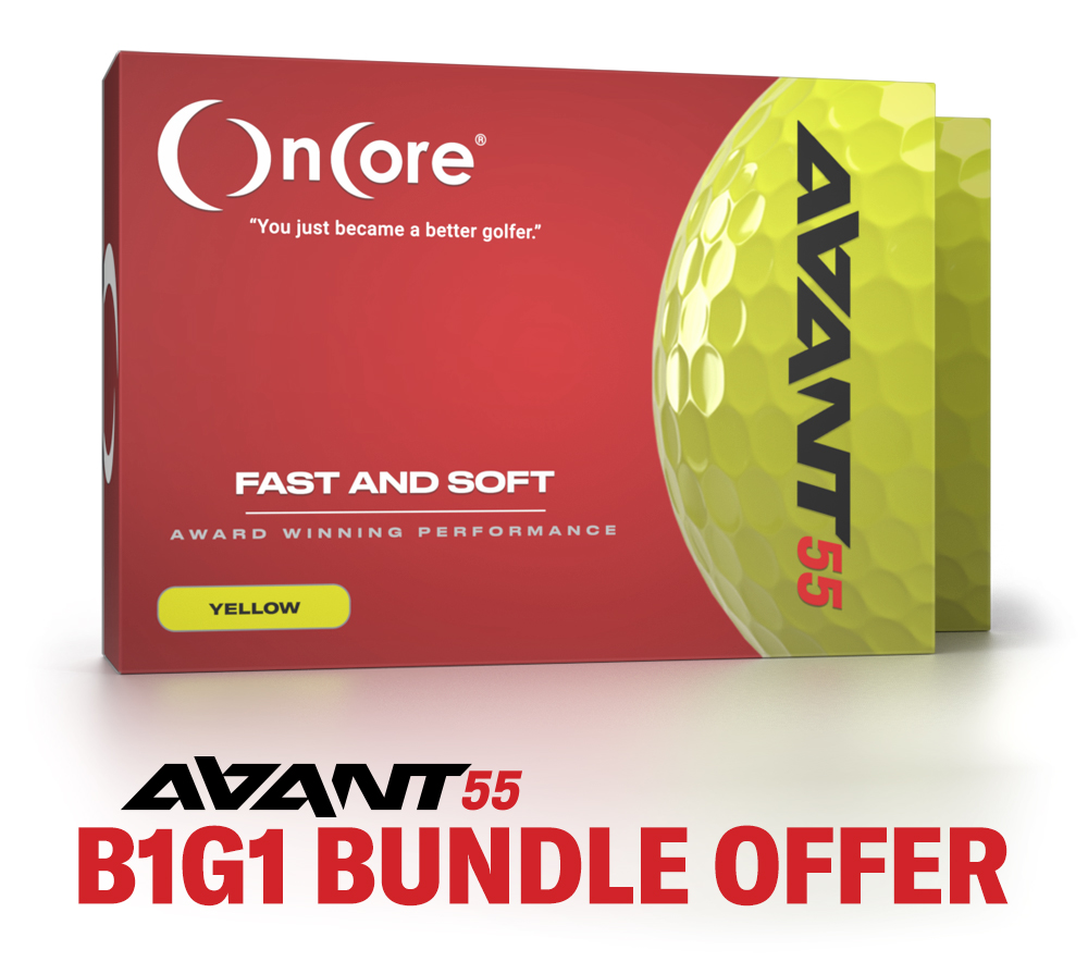 AVANT 55 B1G1 Bundle Colors Special OnCore Golf Balls