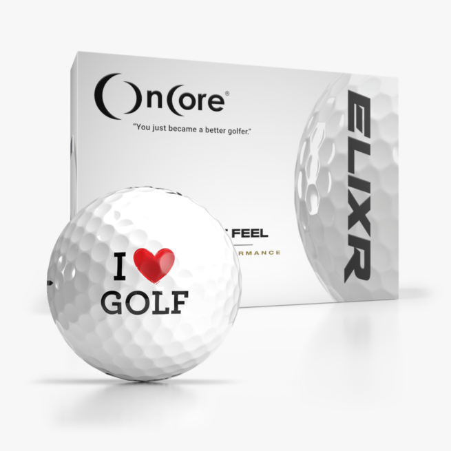 Shop Valentine's Day Golf Balls - 2024 - I Love Golf Ball | OnCore - ELIXR