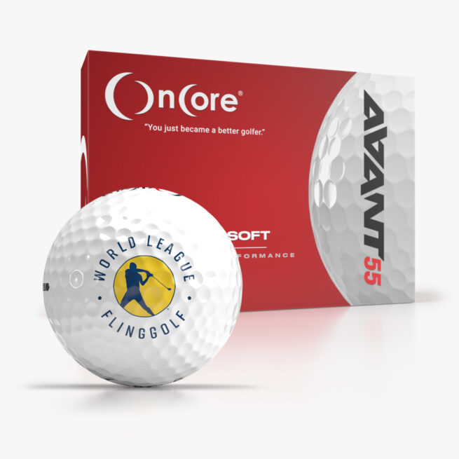 Shop OnCore Golf - Official Golf Balls of FlingGolf - WLF AVANT 55 - White Dozen