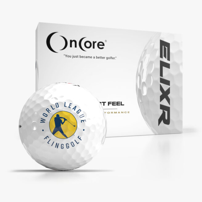 Shop OnCore Golf - Official Golf Balls of FlingGolf - WLF ELIXR - White Dozen