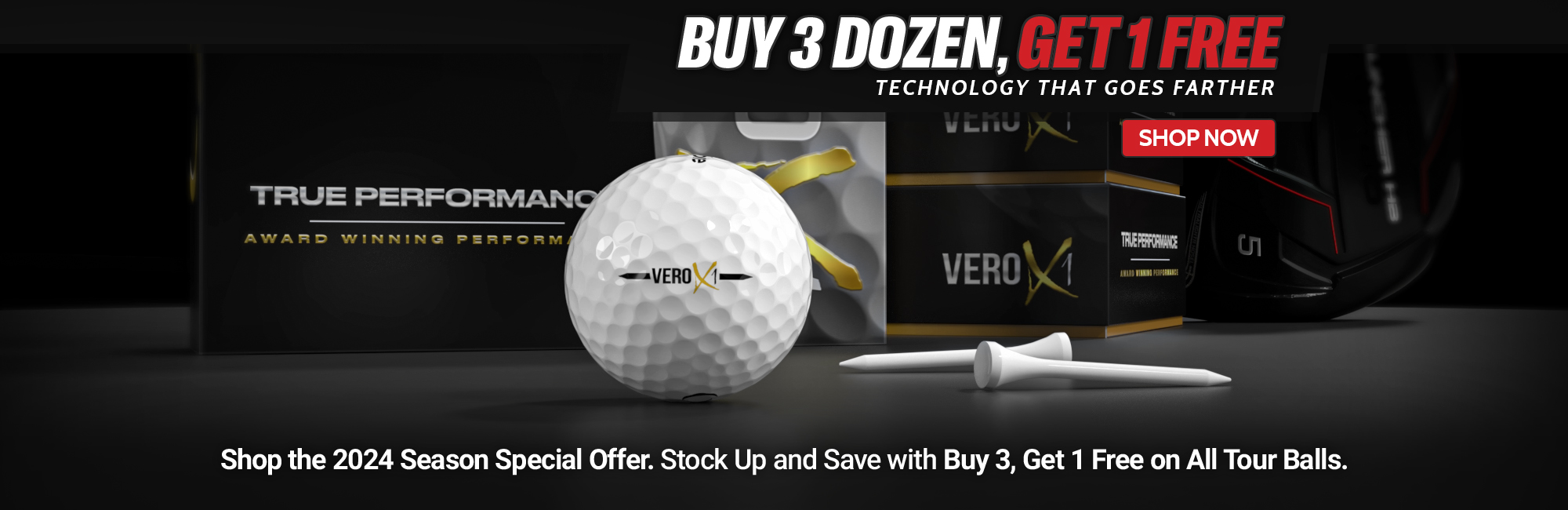 Shop 2024 Golf Season Special - B3G1 Free Offer on All OnCore Golf Tour Balls