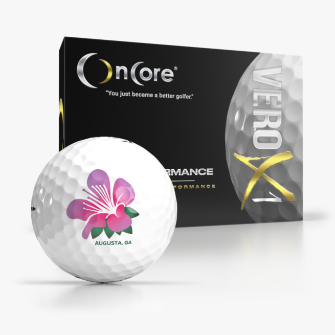 Shop Azalea Augusta Georgia Golf Balls | OnCore - VERO X1