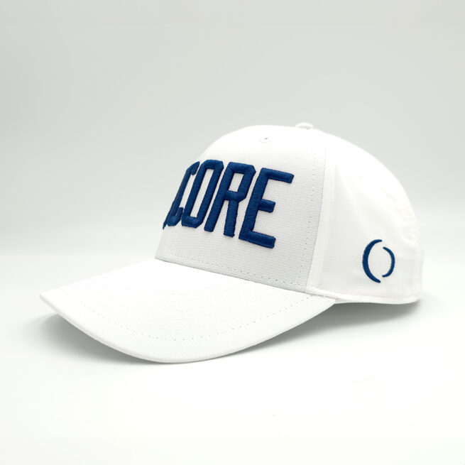 Shop OnCore Text Logo Varsity White - Golf Hat