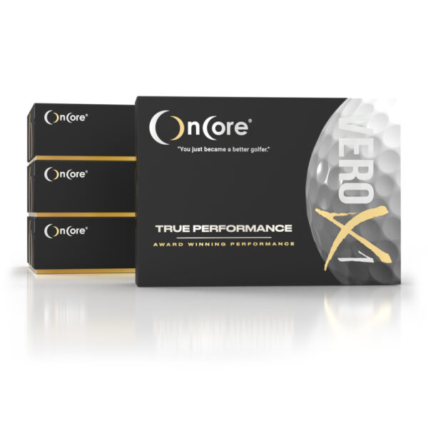 Shop & Save - Black Friday Golf Ball Bundle - OnCore Performance Dozen Golf Balls - VERO X1 - White