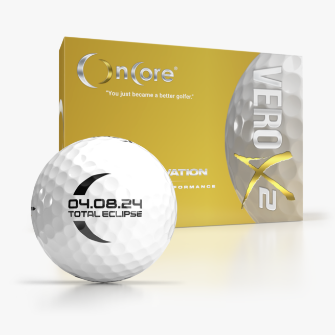 Shop the 2024 Total Solar Eclipse - Special Limited Edition Golf Ball - OnCore - VERO X2