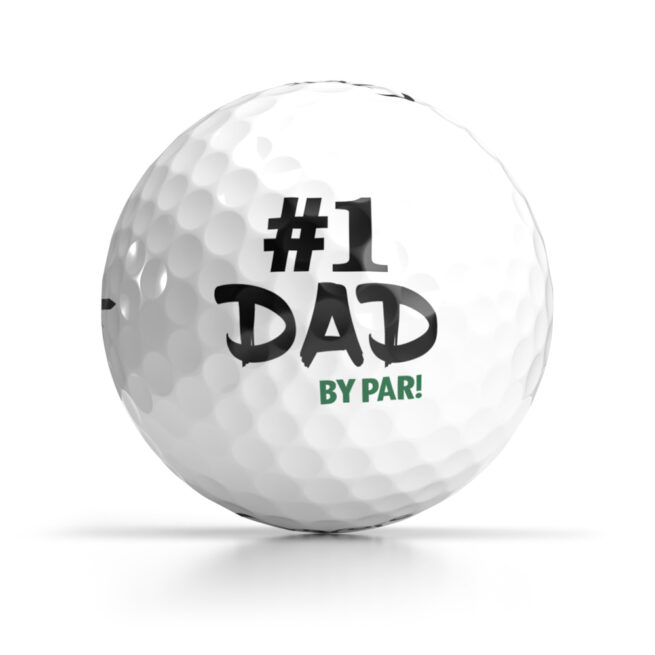 Shop OnCore Golf - Father's Day Golf Balls - #1 Dad By Par - Custom Balls
