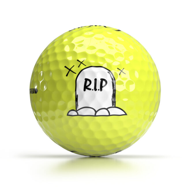Shop OnCore's Halloween Logo Golf Balls Online - RIP Graveyard Golf Ball