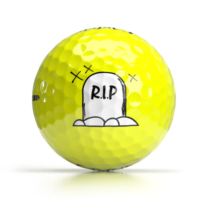 Shop OnCore's Halloween Logo Golf Balls Online - RIP Graveyard Golf Balls