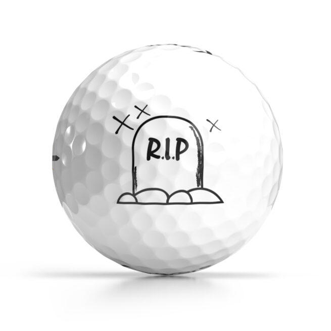 Shop OnCore's Halloween Logo Golf Balls - RIP Graveyard Golf Ball
