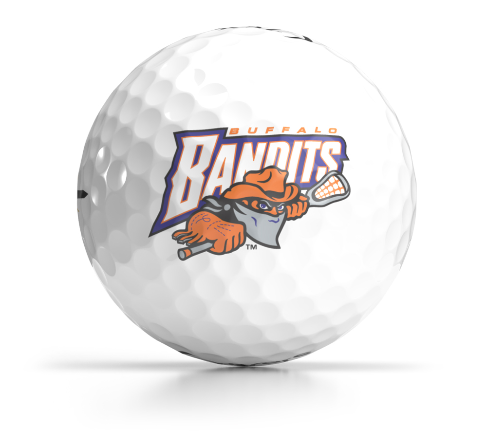 Shop Official Buffalo Bandits Logo Balls - OnCore Golf - 2025 NLL Champions