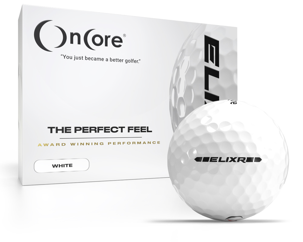 Shop OnCore Golf - Hotlist Gold ELIXR Tour Performance Dozen Golf Balls - White