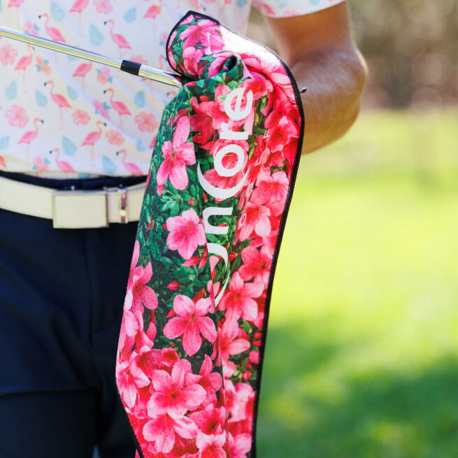 The Limited Edition Azalea Towel is available now.