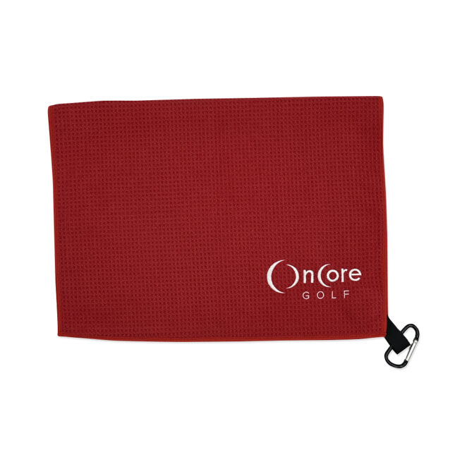 Shop Magnetic OnCore Golf Towels - Red