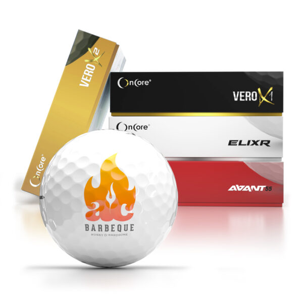 Order the AC Barbeque Custom Logo Golf Balls from OnCore Golf