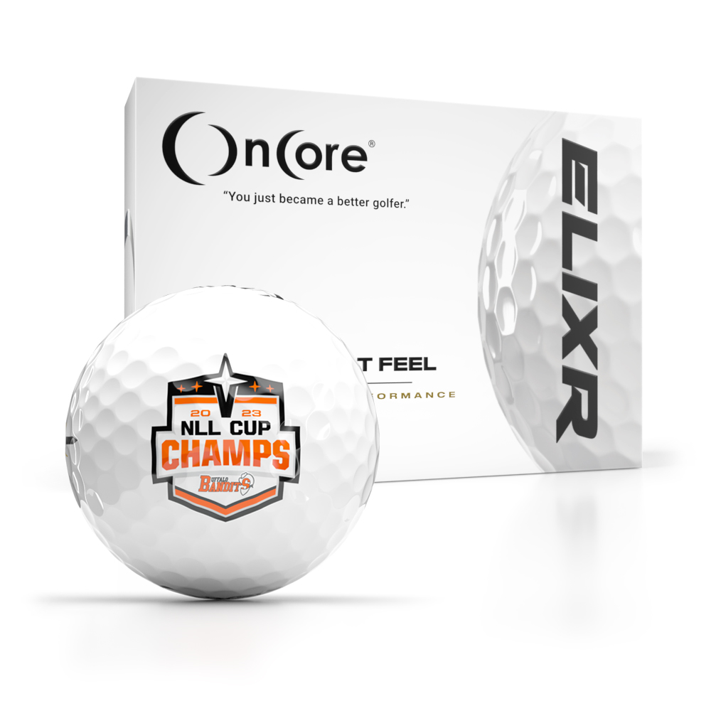 Shop OnCore Golf - Official Buffalo Bandits | 2020-2023 NLL Champions Logo Golf Balls - ELIXR