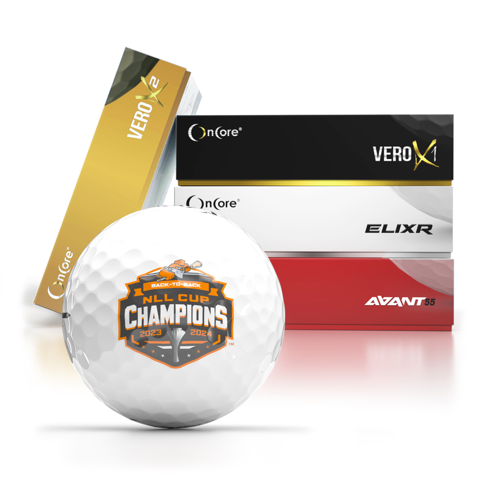 Shop Official Buffalo Bandits | 2023-24 NLL Champions Logo Golf Balls - OnCore Golf Balls