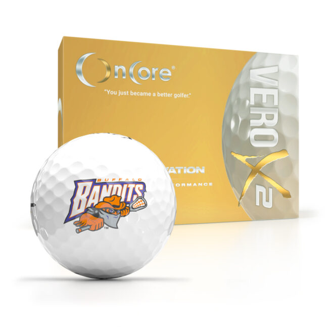 Shop OnCore Golf - Official Buffalo Bandits - NLL Logo Golf Balls - VERO X2