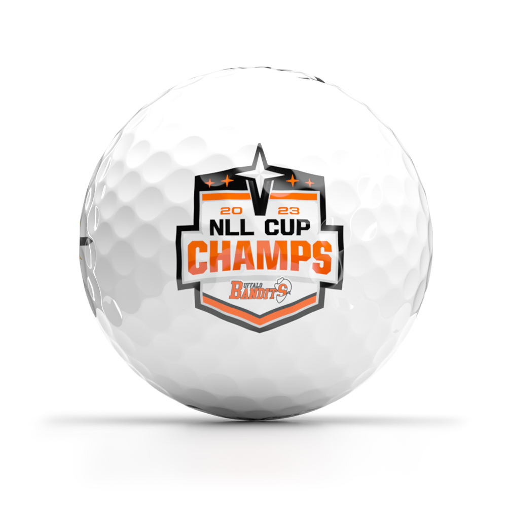 Shop Official Buffalo Bandits | 2020-2023 NLL Champions Logo Golf Balls - OnCore Golf