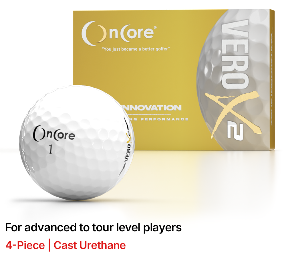 Shop OnCore Golf - VERO X2 Tour Performance Dozen Golf Balls - White