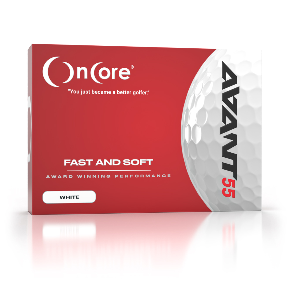 Shop OnCore Golf - AVANT 55 Award Winning Low Compression Golf Balls - White Dozen
