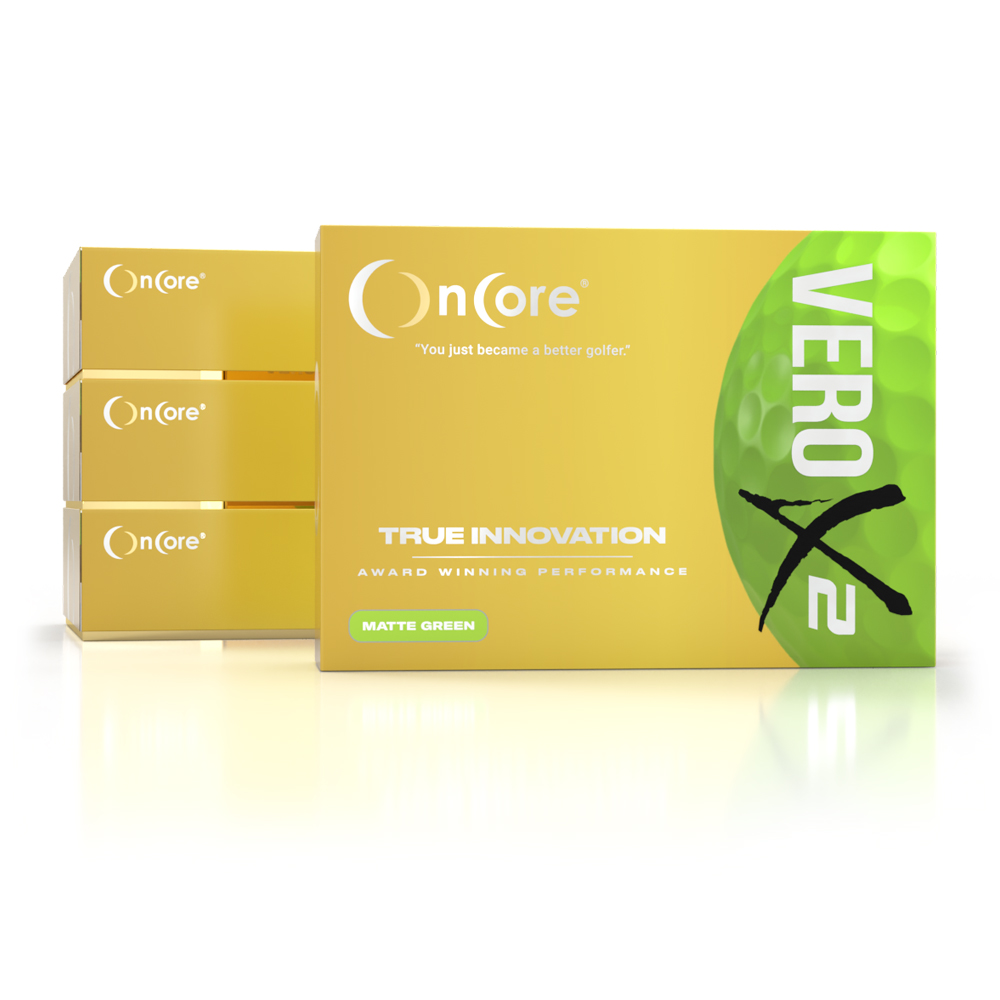 Shop & Save - Black Friday Golf Ball Bundle - OnCore Performance Dozen Golf Balls - VERO X2 - Matte Green