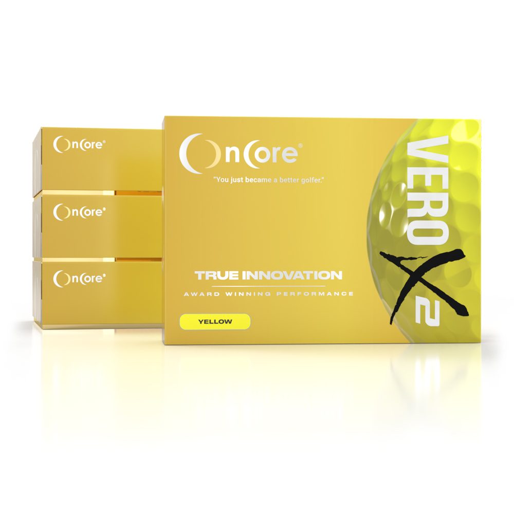 Shop & Save - Black Friday Golf Ball Bundle - OnCore Performance Dozen Golf Balls - VERO X2 - Yellow