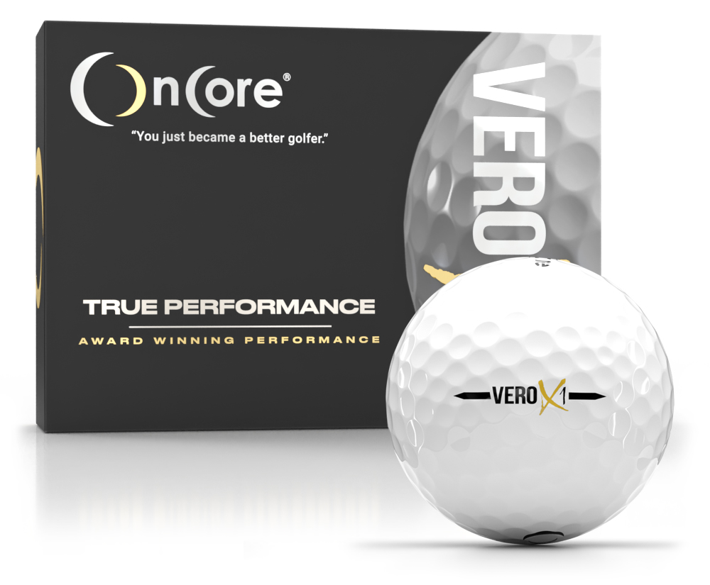 Shop OnCore Golf - VERO X1 Tour Performance Dozen Golf Balls - White