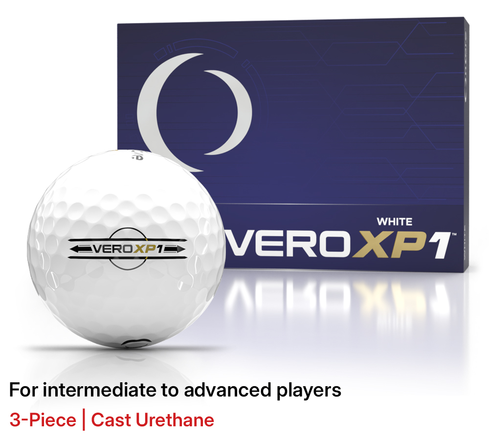 Shop - VERO XP1 Tour Distance Performance Golf Balls - White Dozen - OnCore Golf
